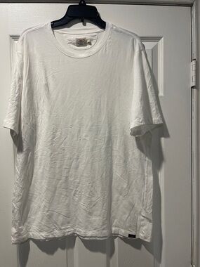 Faherty Plain White Crew Neck Men’s T-Shirt